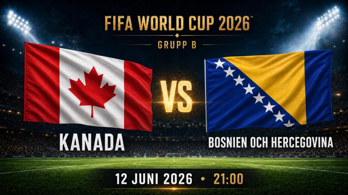 VM: Kanada–Bosnien på Häktet