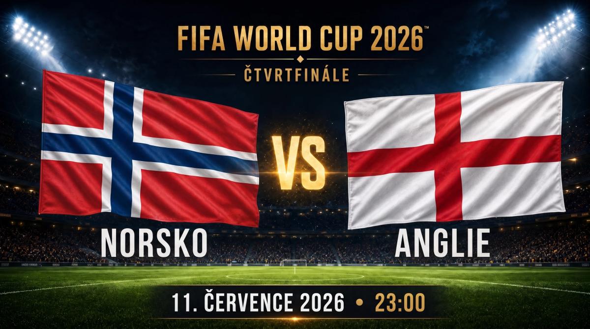 MS ve fotbale: Norsko–Anglie | BarFood Žižkov