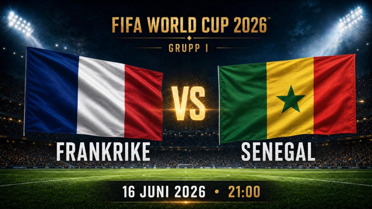 VM: Frankrike–Senegal på Filmstudion