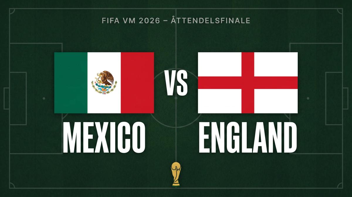 Mexico–England | Fotball i Sentrum