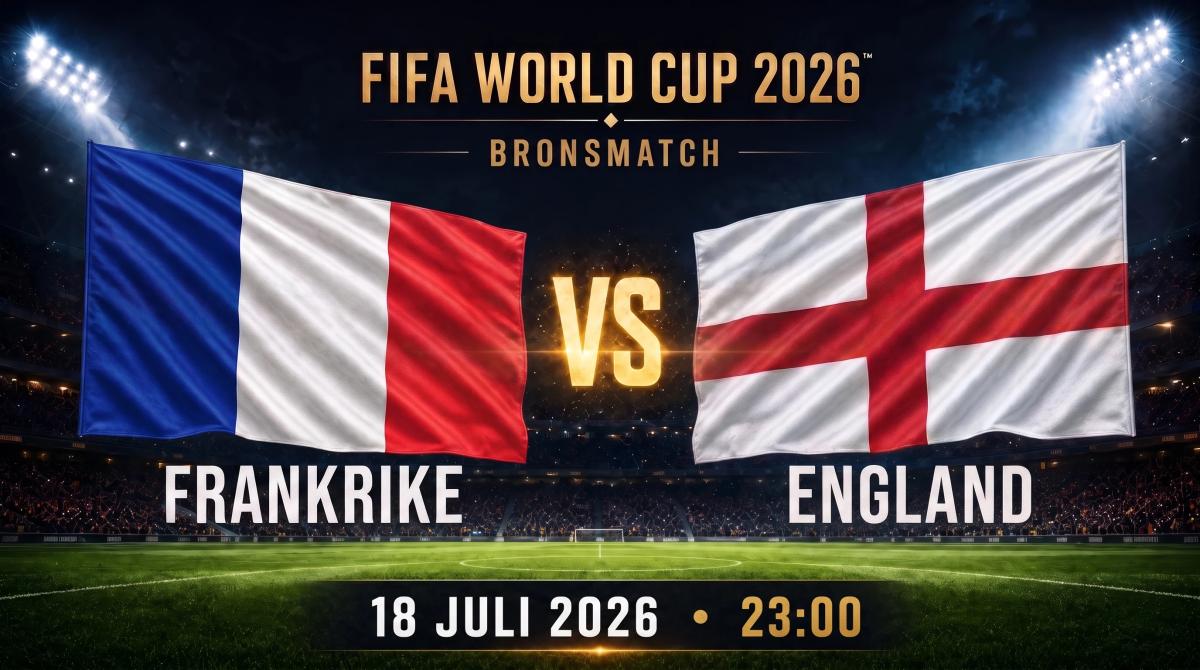 VM: Frankrike–England på Liebling