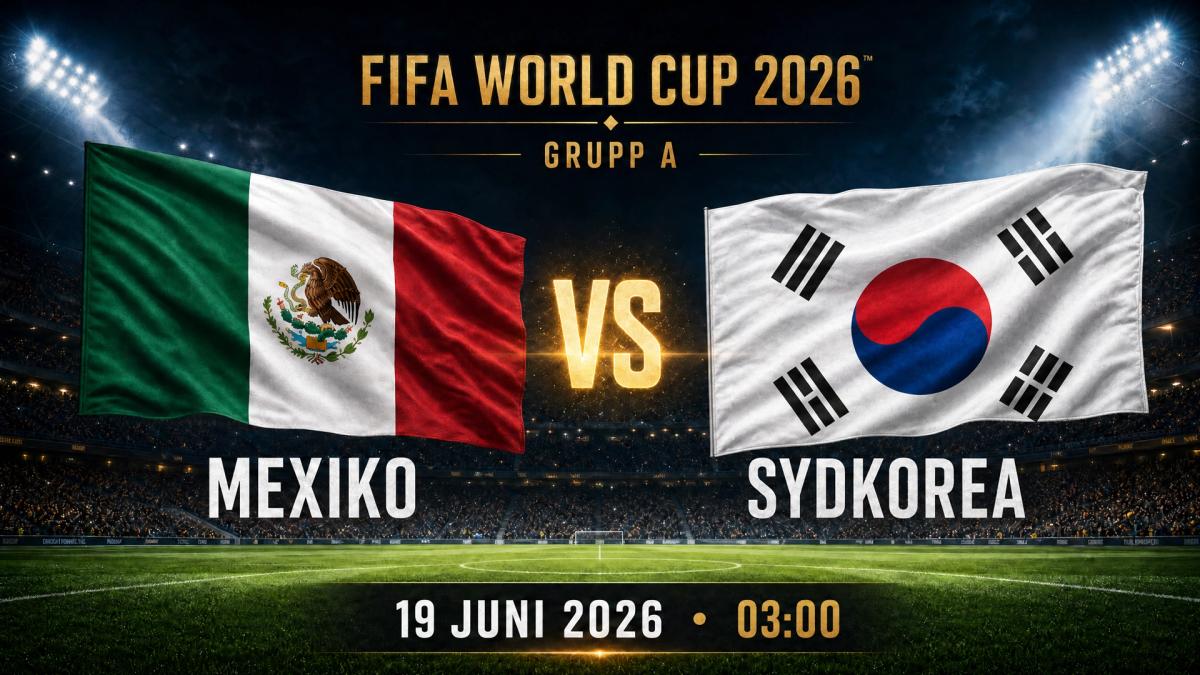 VM: Mexiko–Sydkorea på Hilma