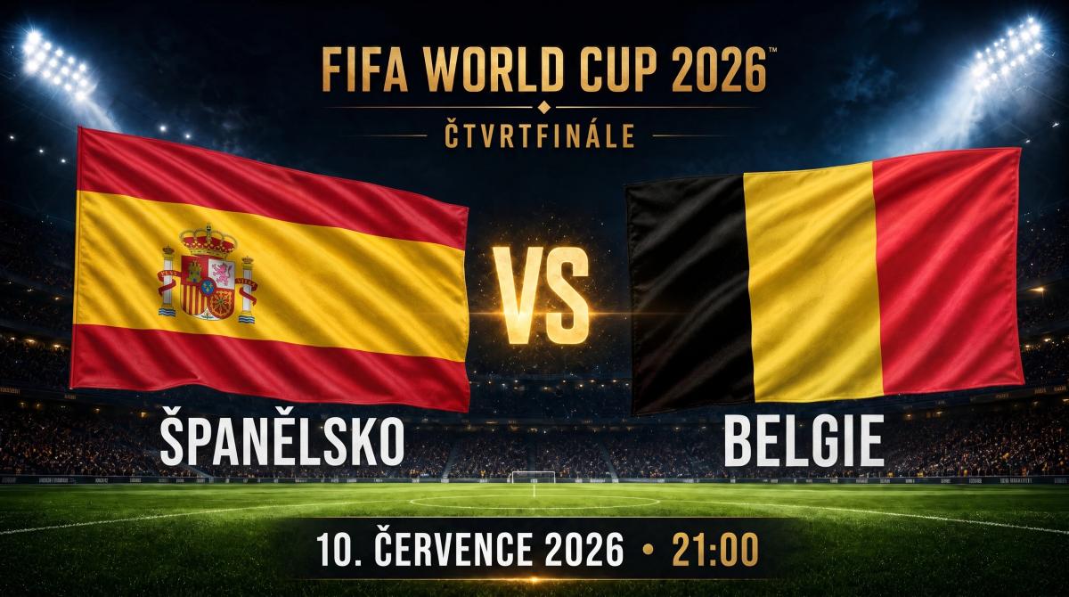 MS ve fotbale: Španělsko–Belgie | BarFood Žižkov