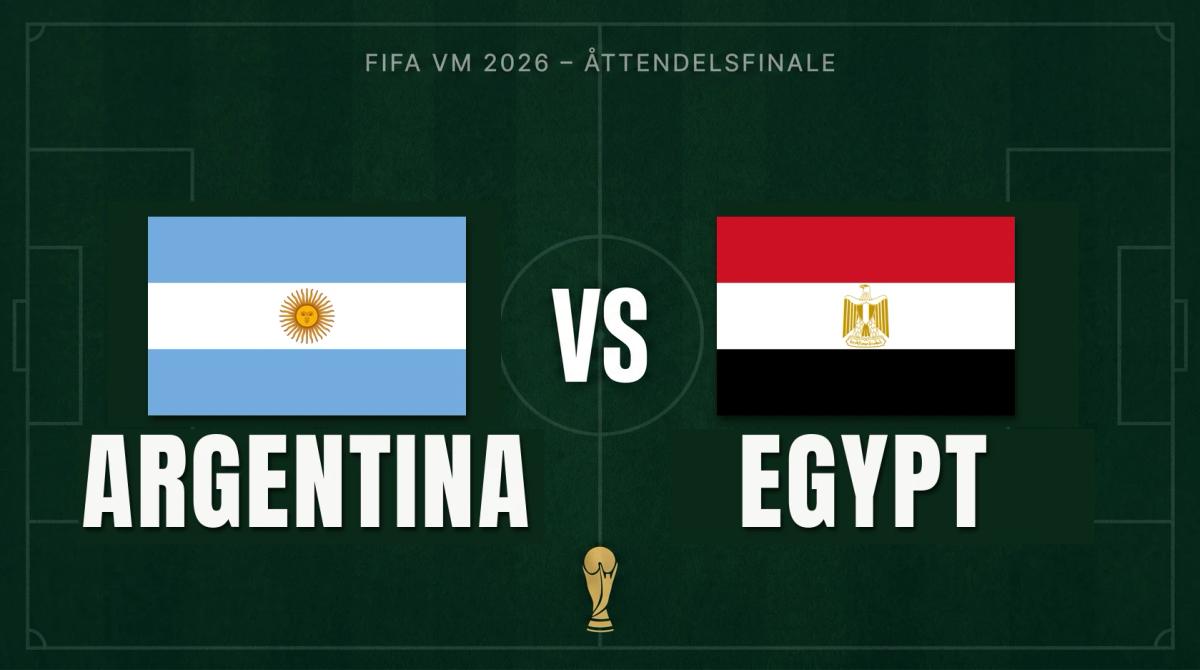 Fotball-VM 2026: Argentina–Egypt