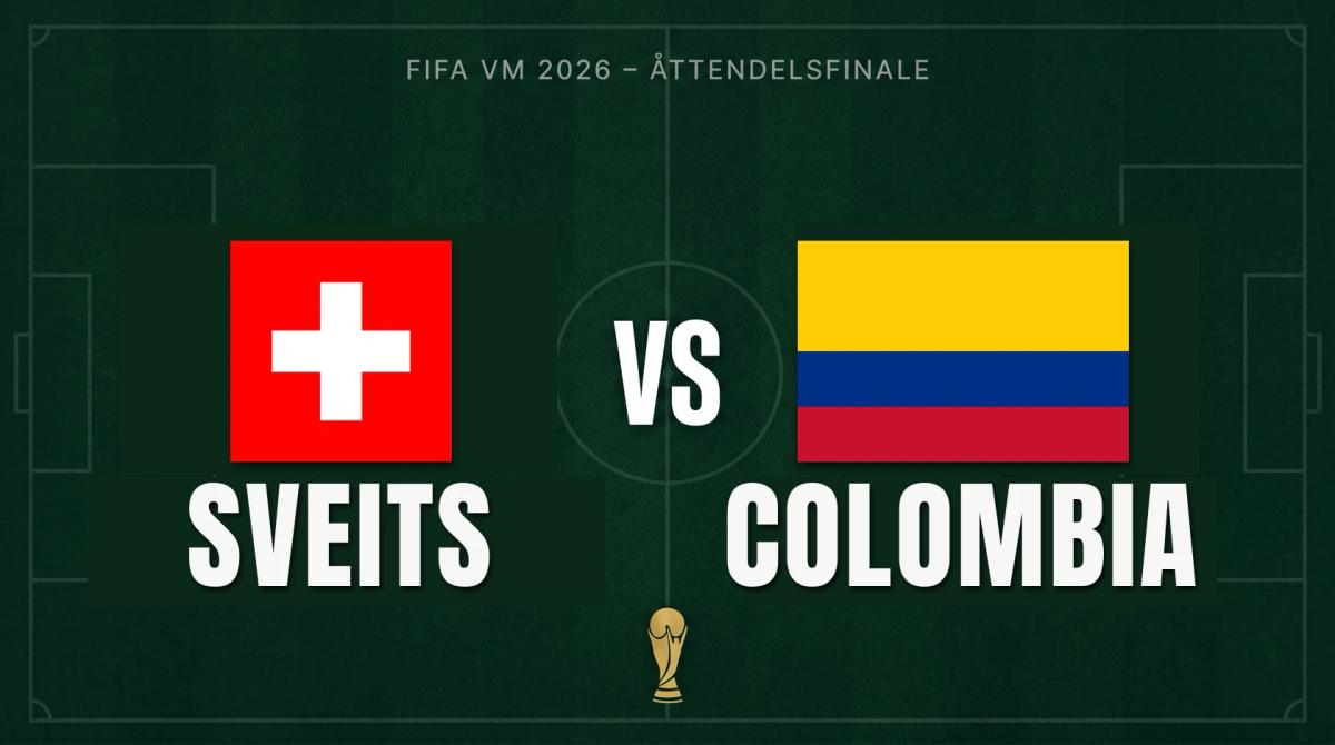 Fotball-VM 2026: Sveits–Colombia