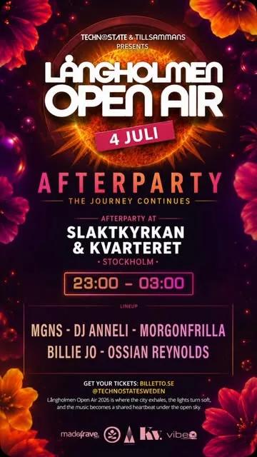 Technostate – Långholmen Open Air Afterparty