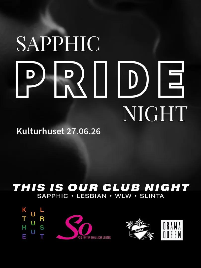 Sapphic Pride Night på Kulturhuset (Oslo Pride)