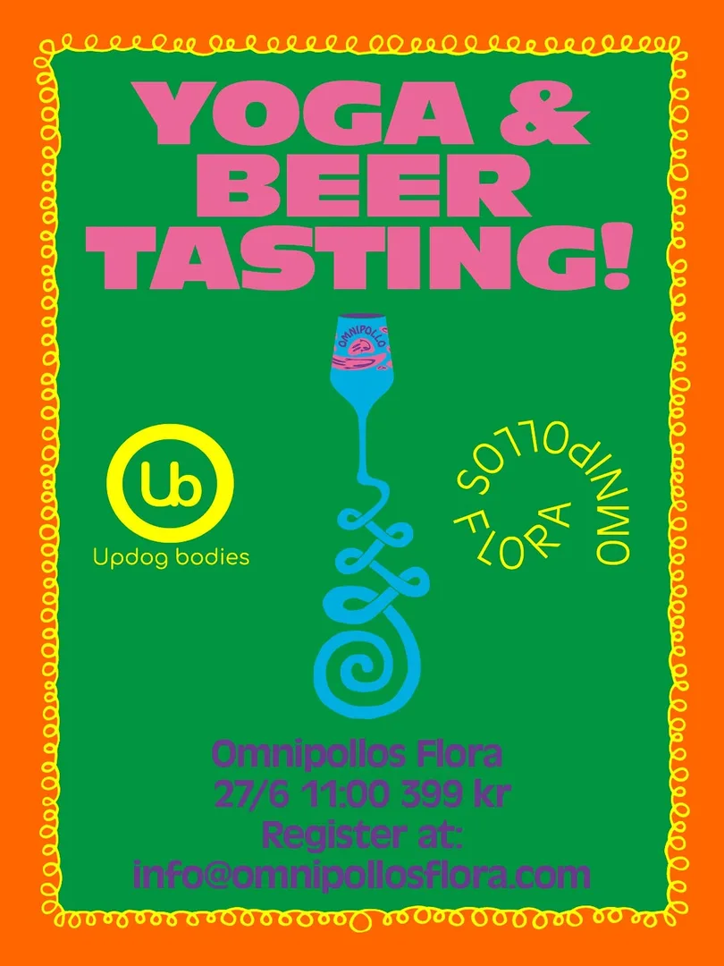 Sip & Stretch – Yoga & Beer Tasting på Omnipollos Flora