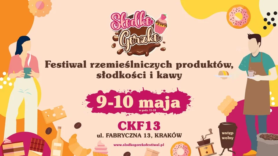 Słodko Gorzko Kraków - festiwal słodkości, kawy i czekolady