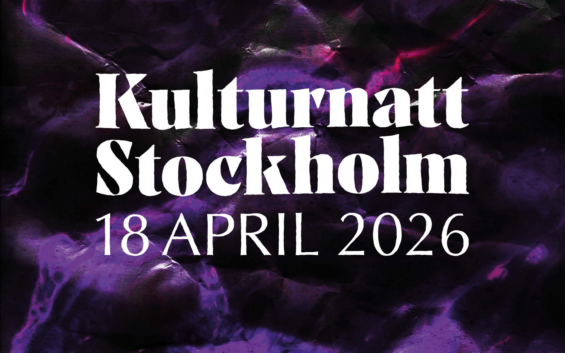 Kulturnatt Stockholm 2026 – Allt du behöver veta