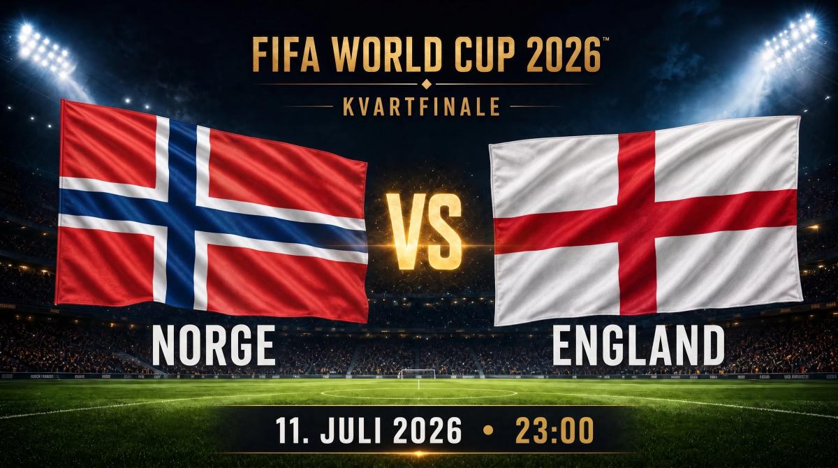 Fotball-VM 2026: Norge–England