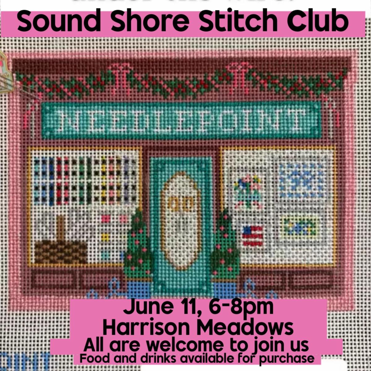 Sound Shore Stitch Club June Stitch Night