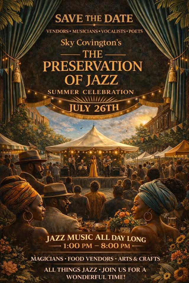 The Preservation of Jazz Summer Celebration Curated by Hug Detroit Community Collective