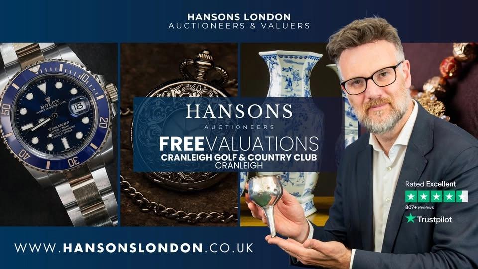 Cranleigh Valuation Day - FREE Valuations at Cranleigh Golf & Country Club