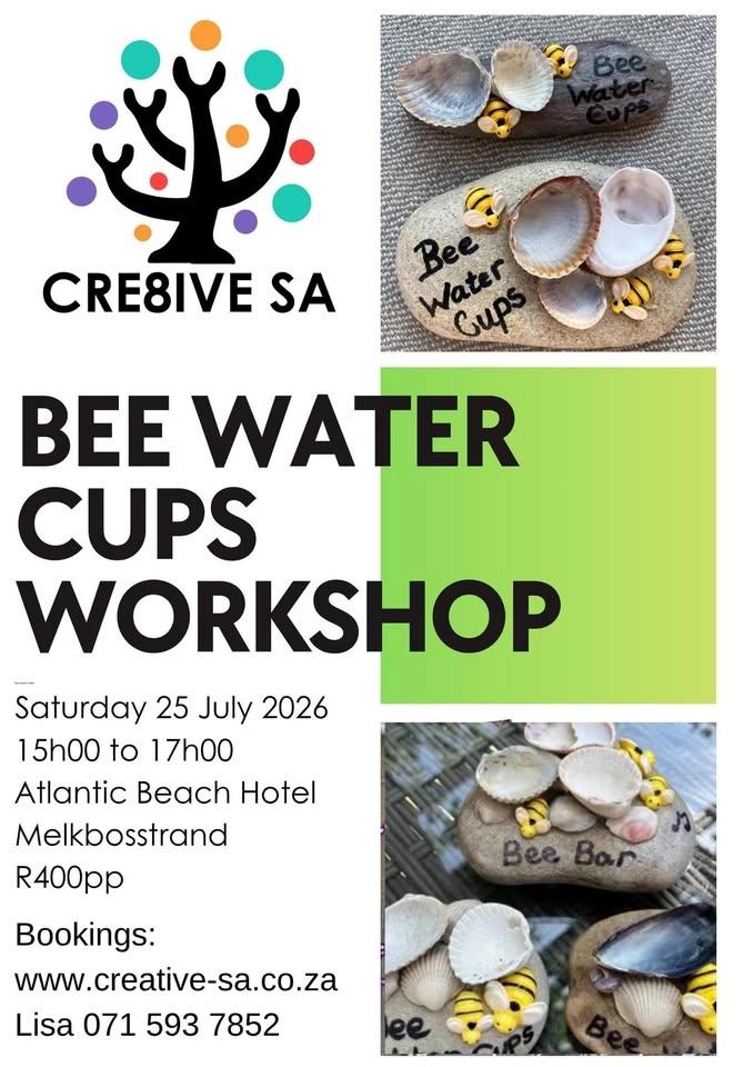 Bee Water Cups Workshop