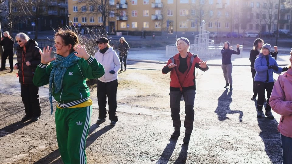 Generationszumba i Svandammsparken