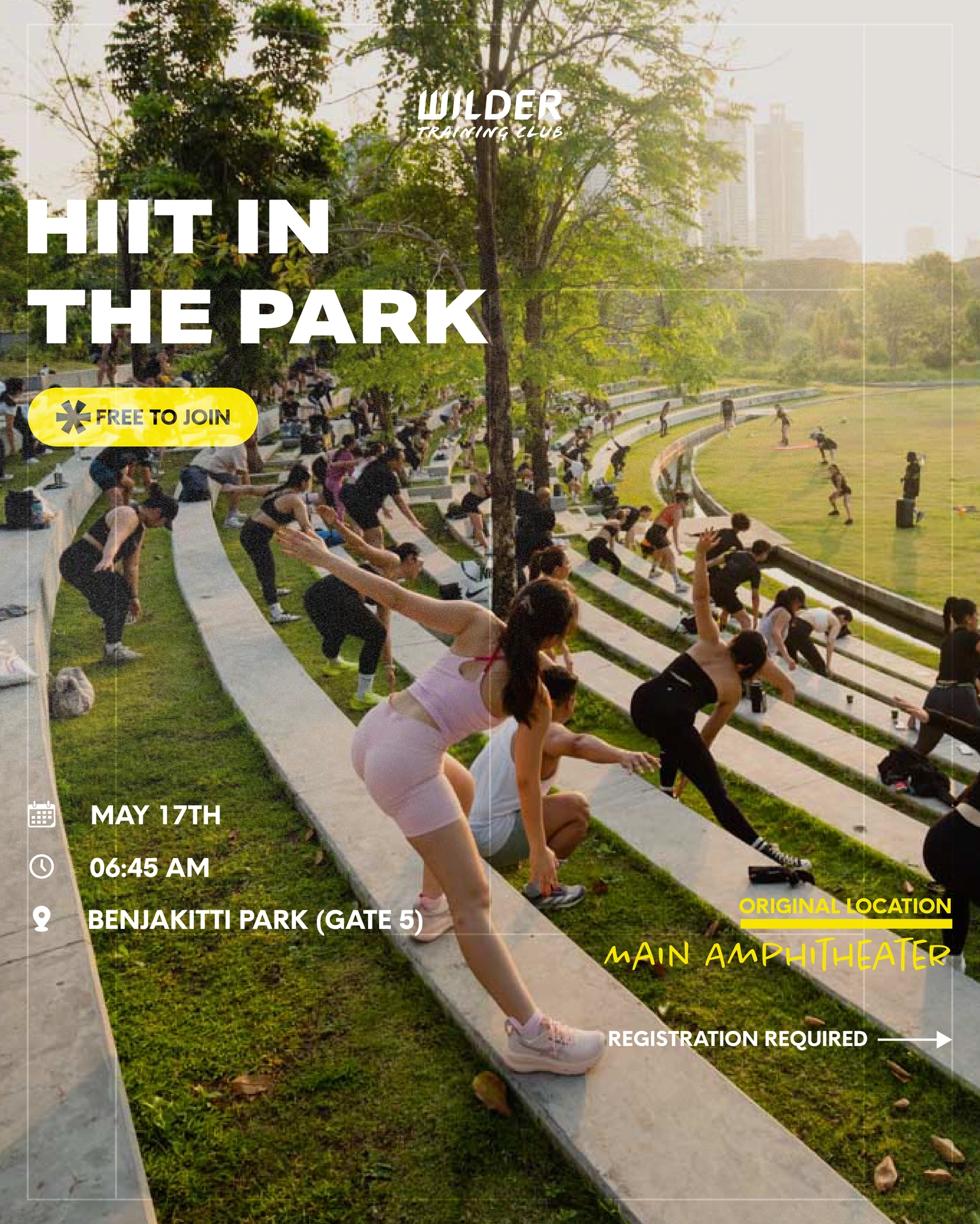 WILDER Training Club / HIIT in the Park