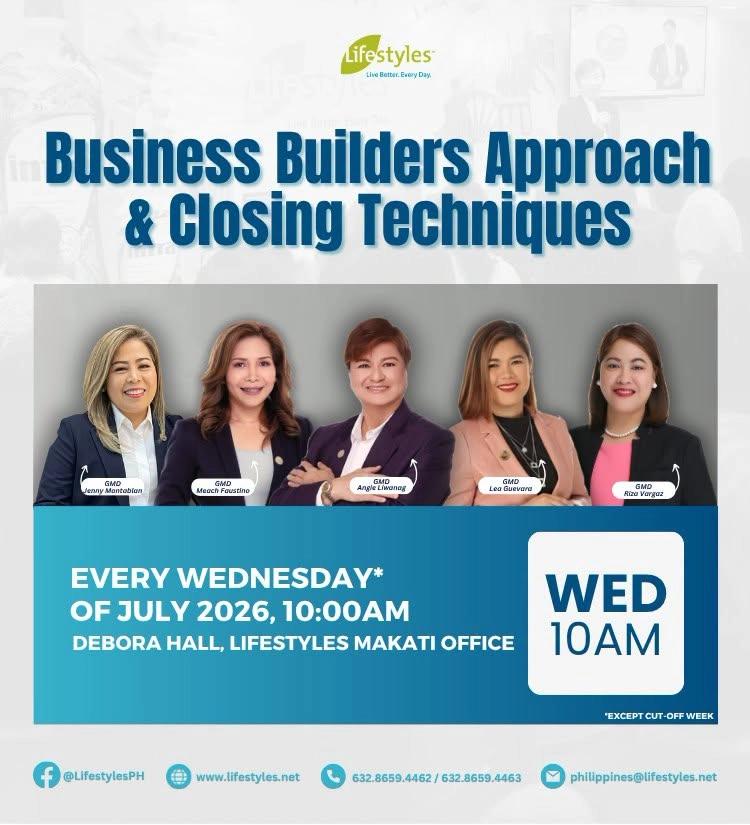 BUSINESS BUILDERS TRAINING 07222026