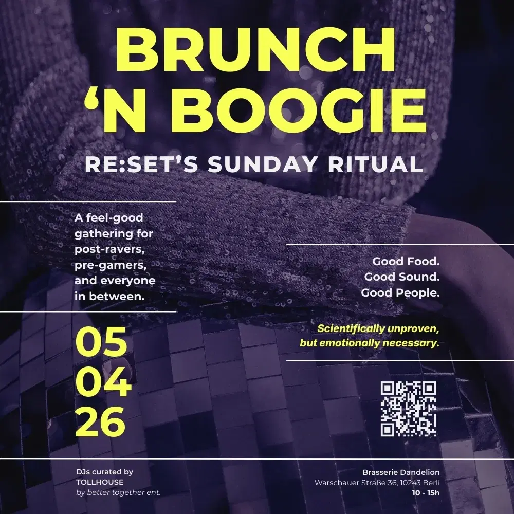 BRUNCH 'N BOOGIE - RE:SET's Sunday Ritual