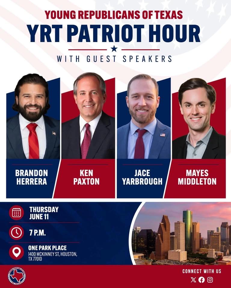Young Republicans of Texas Patriot Hour Social at the Texas GOP Convention