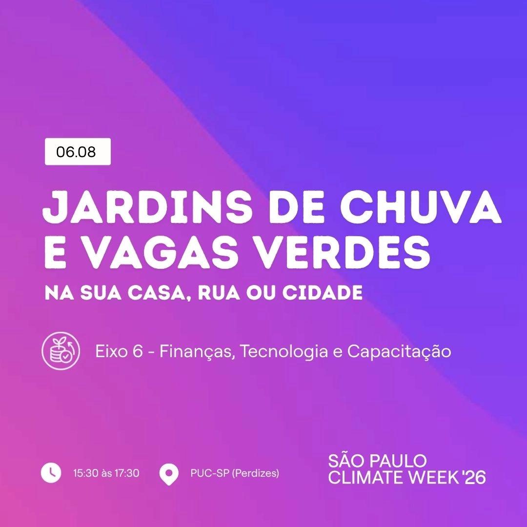 JARDINS DE CHUVA E VAGAS VERDES NA SUA CASA, RUA OU CIDADE