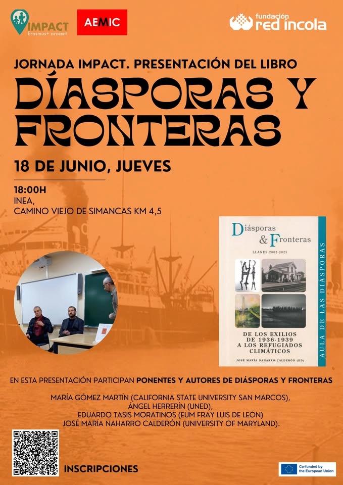 Evento final Impact, Presentación Diásporas y Fronteras, de los exilios a los refugiados climáticos