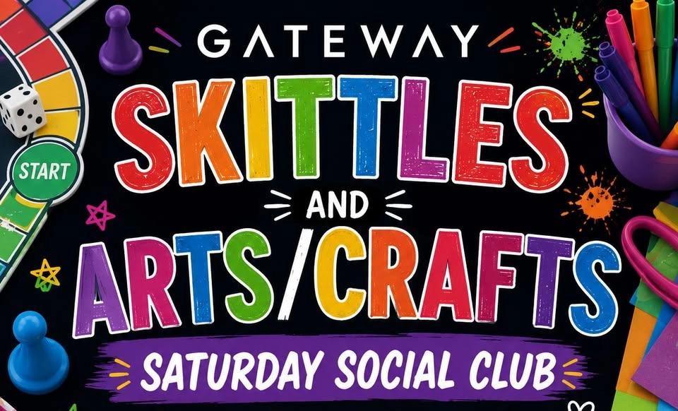 Skittles and arts/crafts Saturday social club