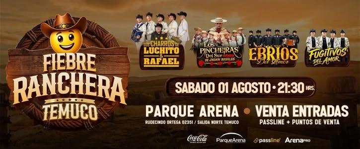 Fiebre Ranchera Temuco - 01 de Agosto 2026