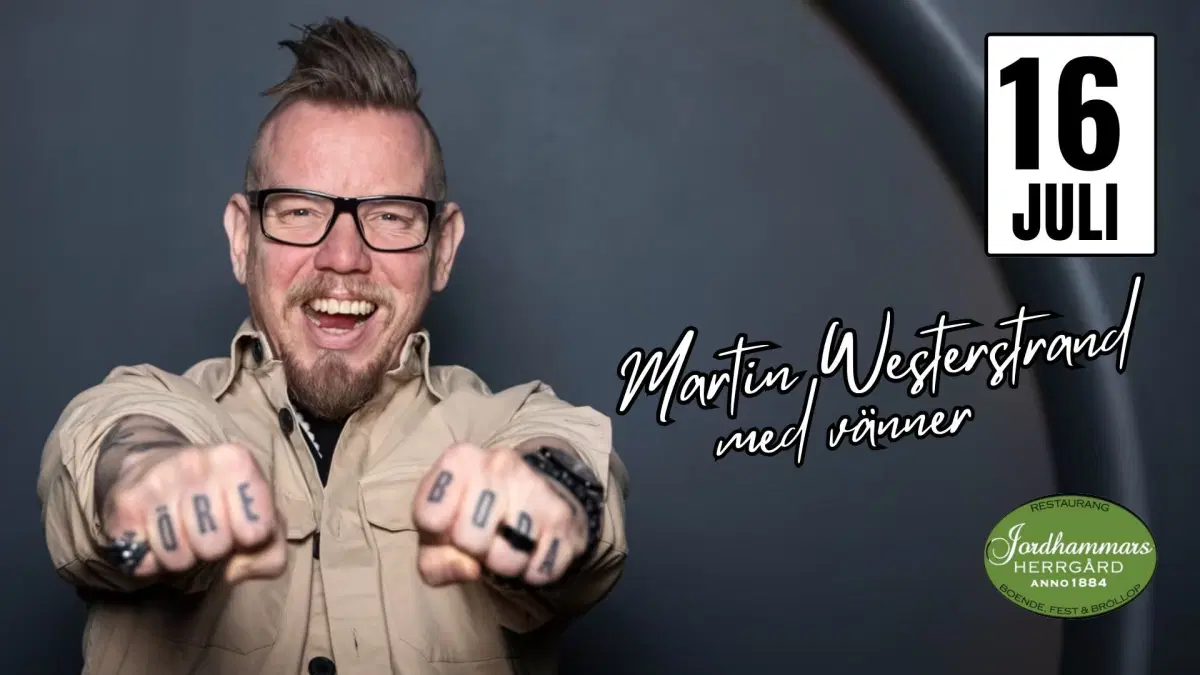 Martin (från Lillasyster) med vänner