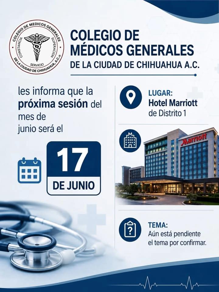 Sesión de junio del Colegio de Médicos