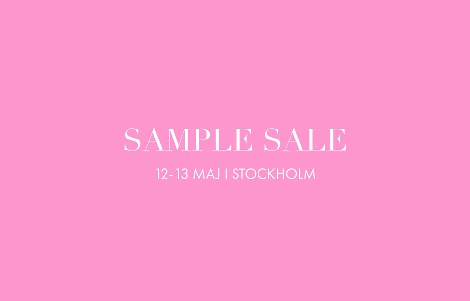 SAMPLE SALE Caroline Svedbom