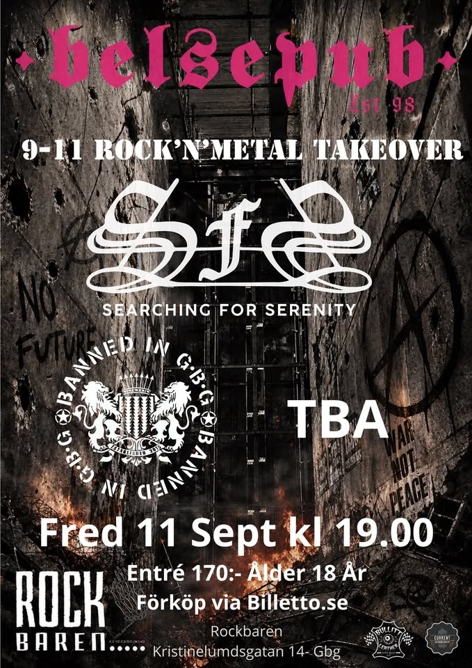 Belsepub: 9-11 Rock’n’ Metal Takeover
