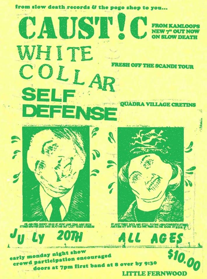 CAUSTIC, WHITE COLLAR & SELF DEFENSE LITTLE FERNWOOD
