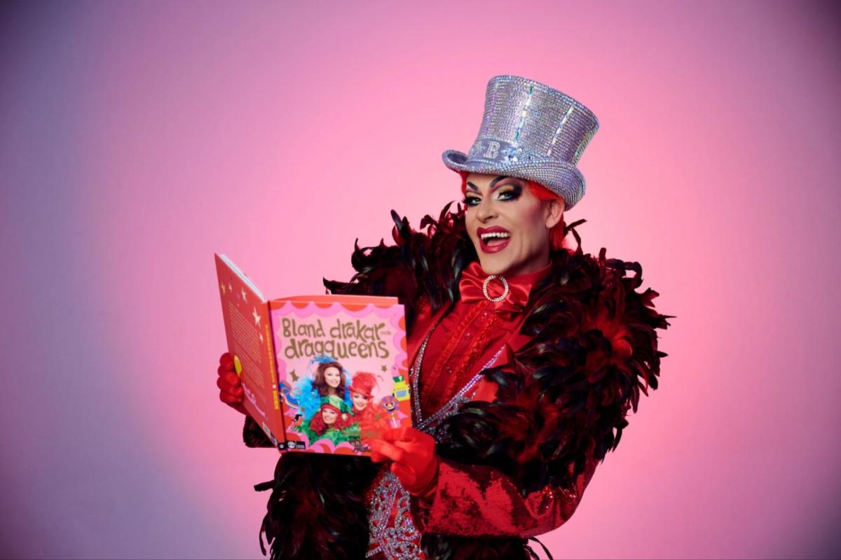 Sagostund med Bland drakar och dragqueens