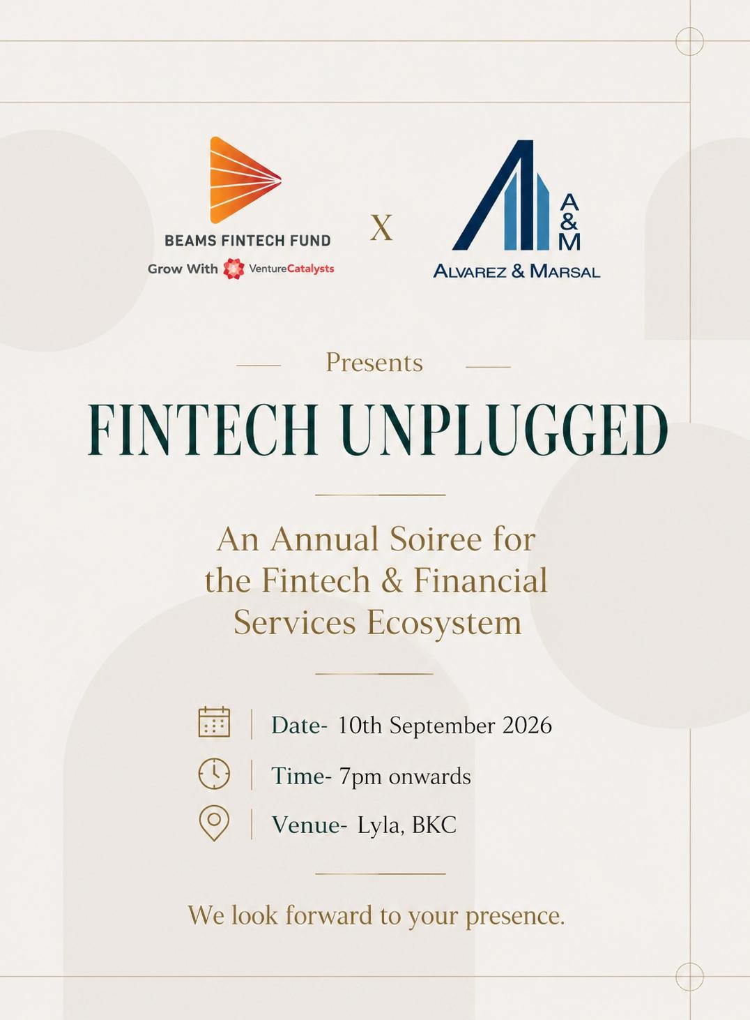 Fintech Unplugged 2026 | Beams X A&M