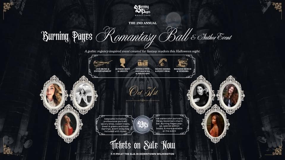 Burning Pages 2nd Annual Romantasy Ball | Gothic Regency | Halloween Night