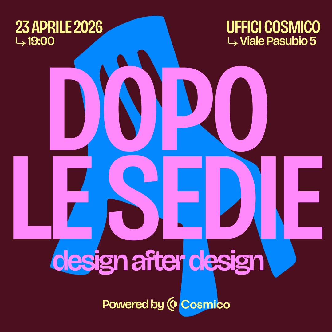 DOPO LE SEDIE - design after design
