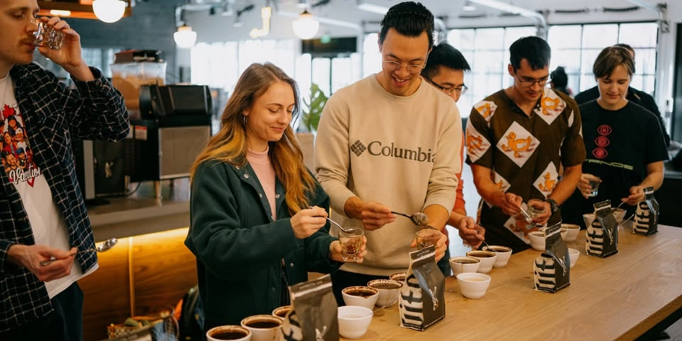 First Friday Coffee Cuppings with Caffe Vita