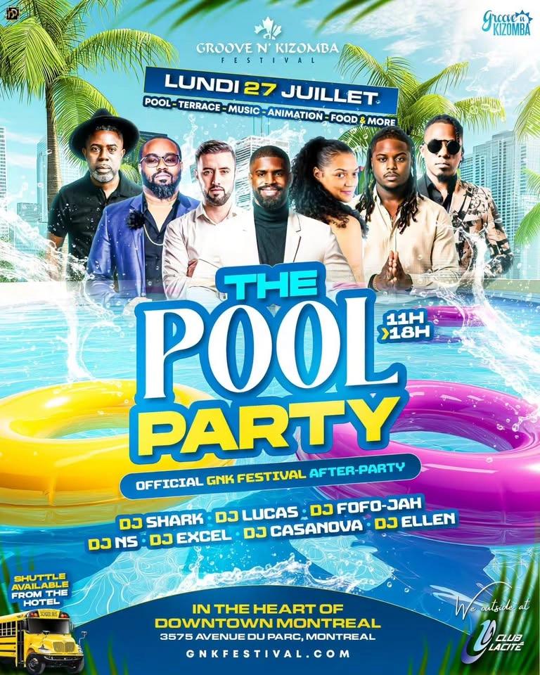 🏖 Official GNK Festival Pool Party - Monday july 27th 🏖