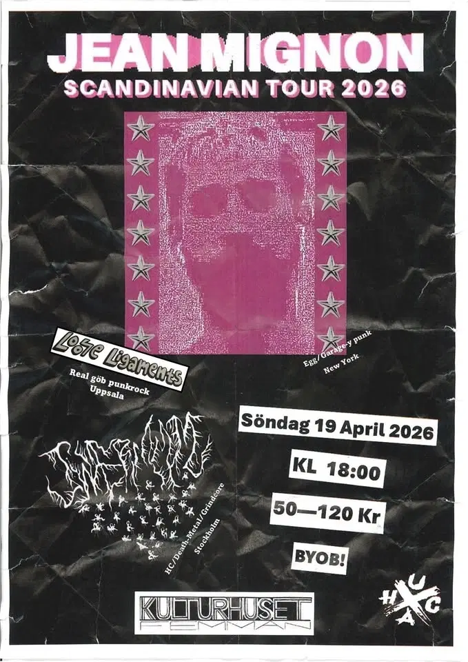 UAHC: Jean Mignon (NY), Swærmmm (Sthlm), Loose Ligaments (Uppsala)