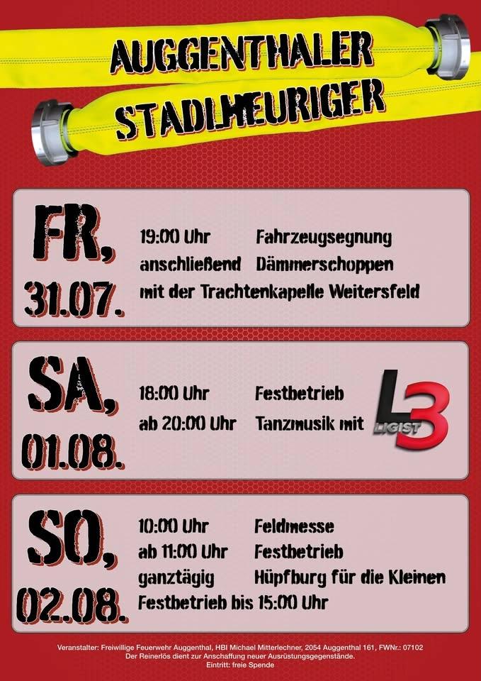 Stadlheuriger der FF Auggenthal