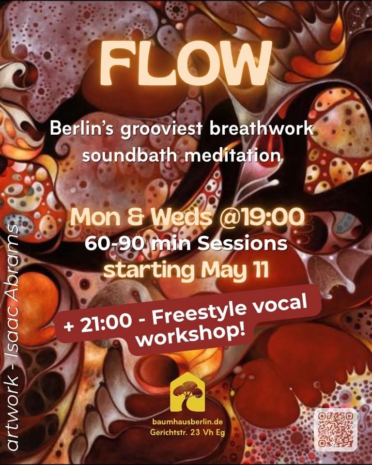 FLOW - vocal soundbath and breathwork meditation + freestyle vocal session