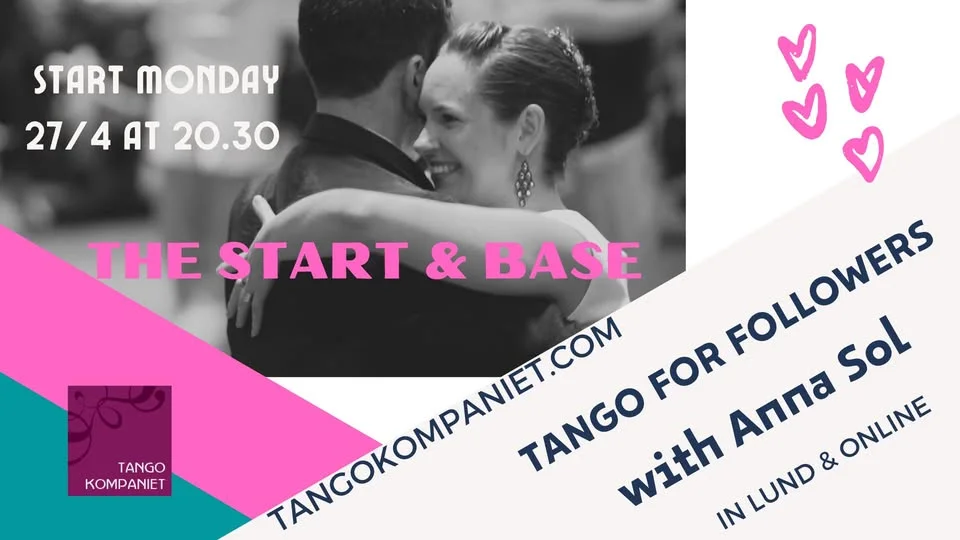 Tango For Followers - The Start & Base - with Anna Sol - online & at Estniska