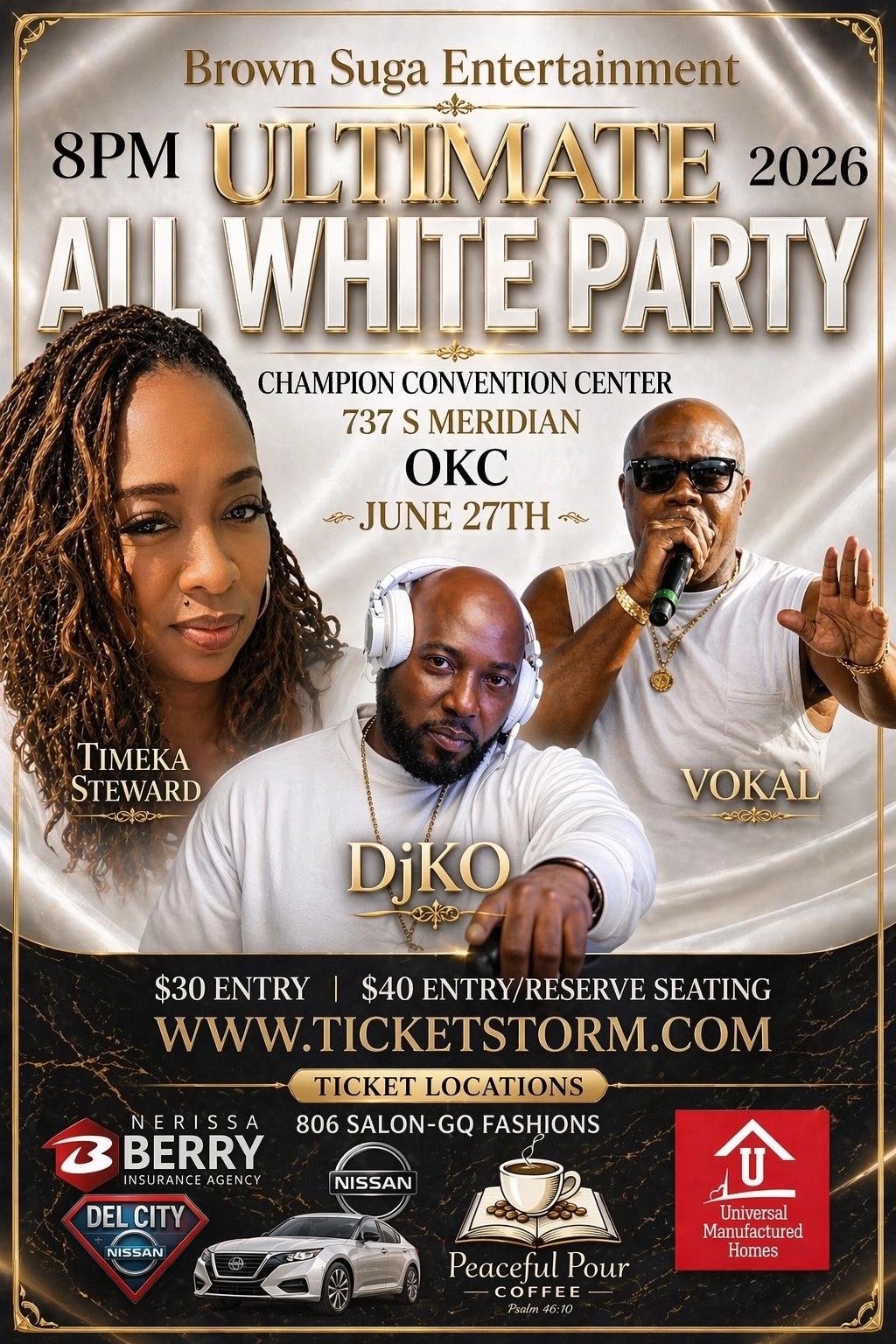 ULTIMATE ALL WHITE PARTY ‘OKC’