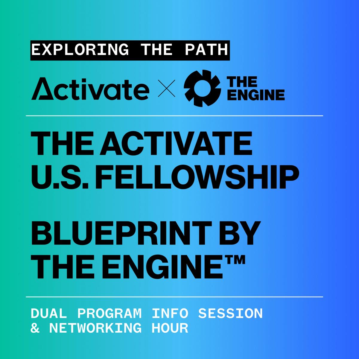 Exploring the Path Forward: Blueprint x Activate Info Session + Happy Hour