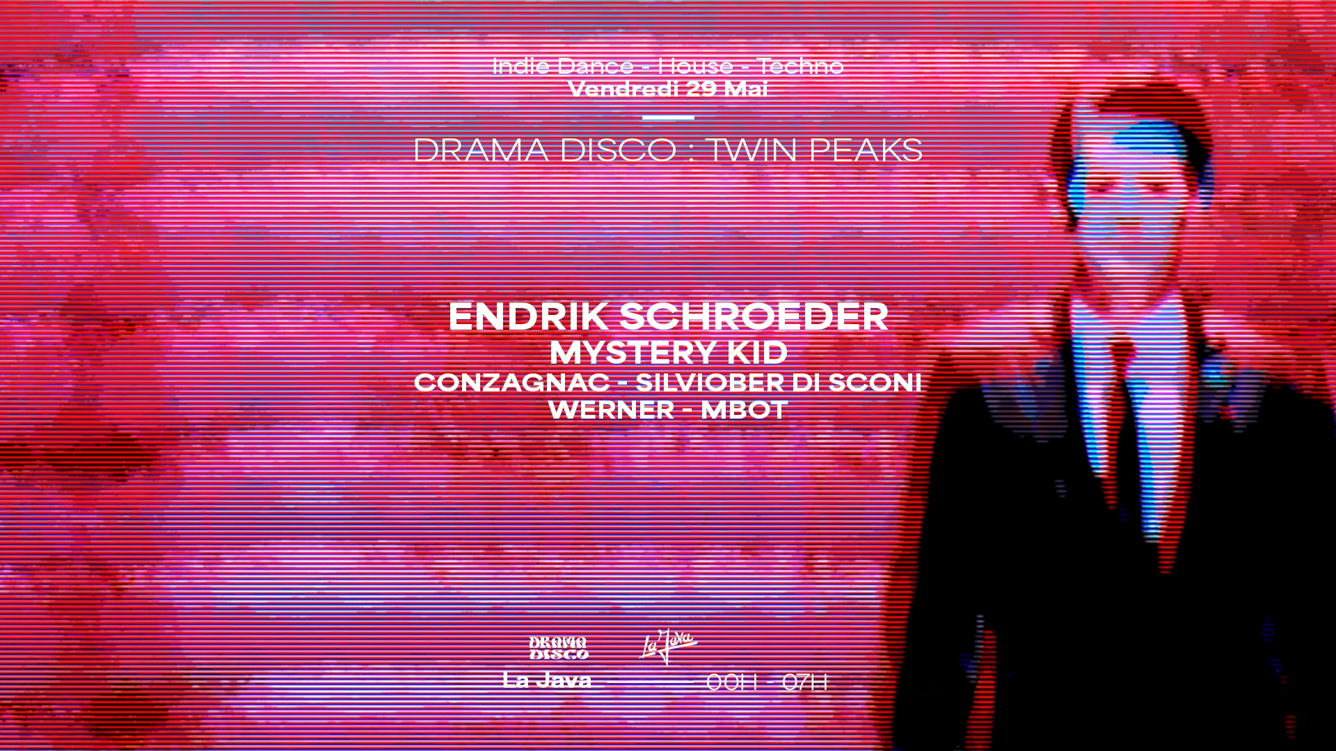 Endrik Schroeder, mystery kid, Dramadisco: TWIN PEAKS