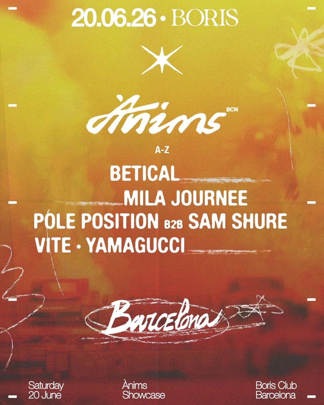 Off Barcelona - ÀNIMS - VITE, Betical, Yamagucci, Pole Position, Sam Shure, Mila Journee