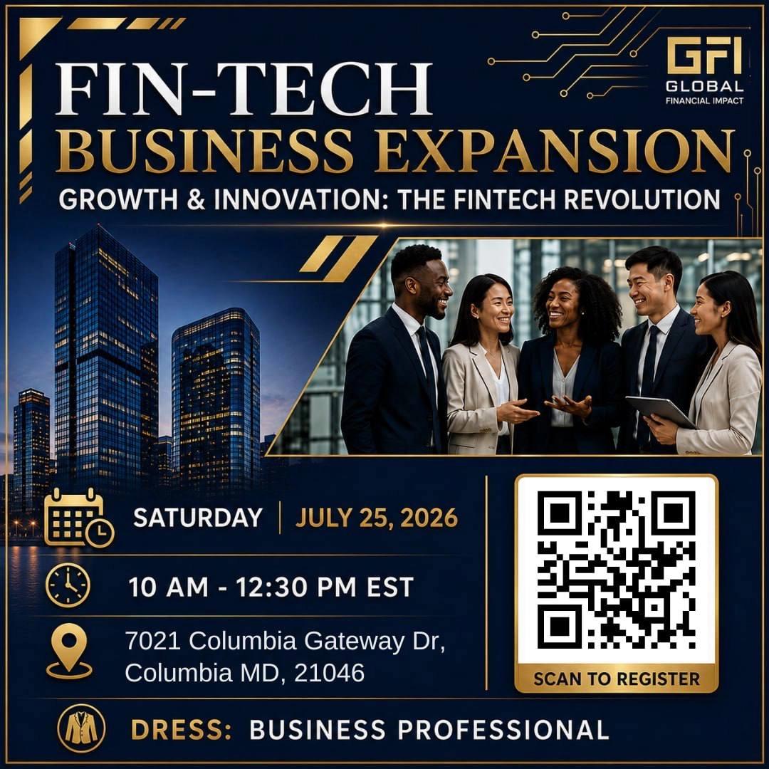 MARYLAND FIN-TECH EXPANSION & IMPACT SATURDAY EVENT