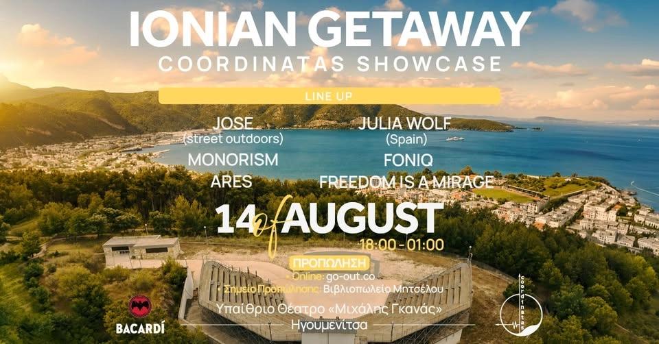 COORDINATAS PRESENTS IONIAN GETAWAY