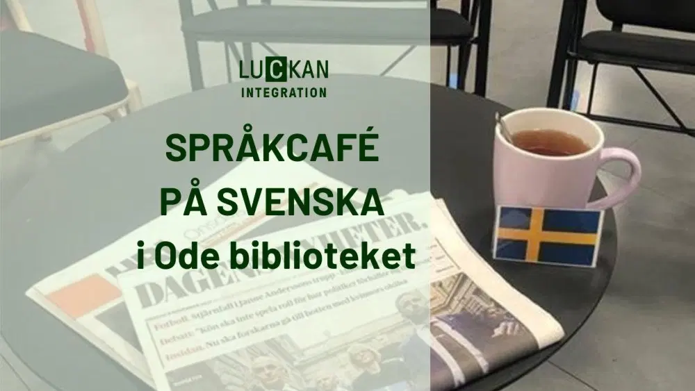 Språkcafé på svenska i Ode Biblioteket